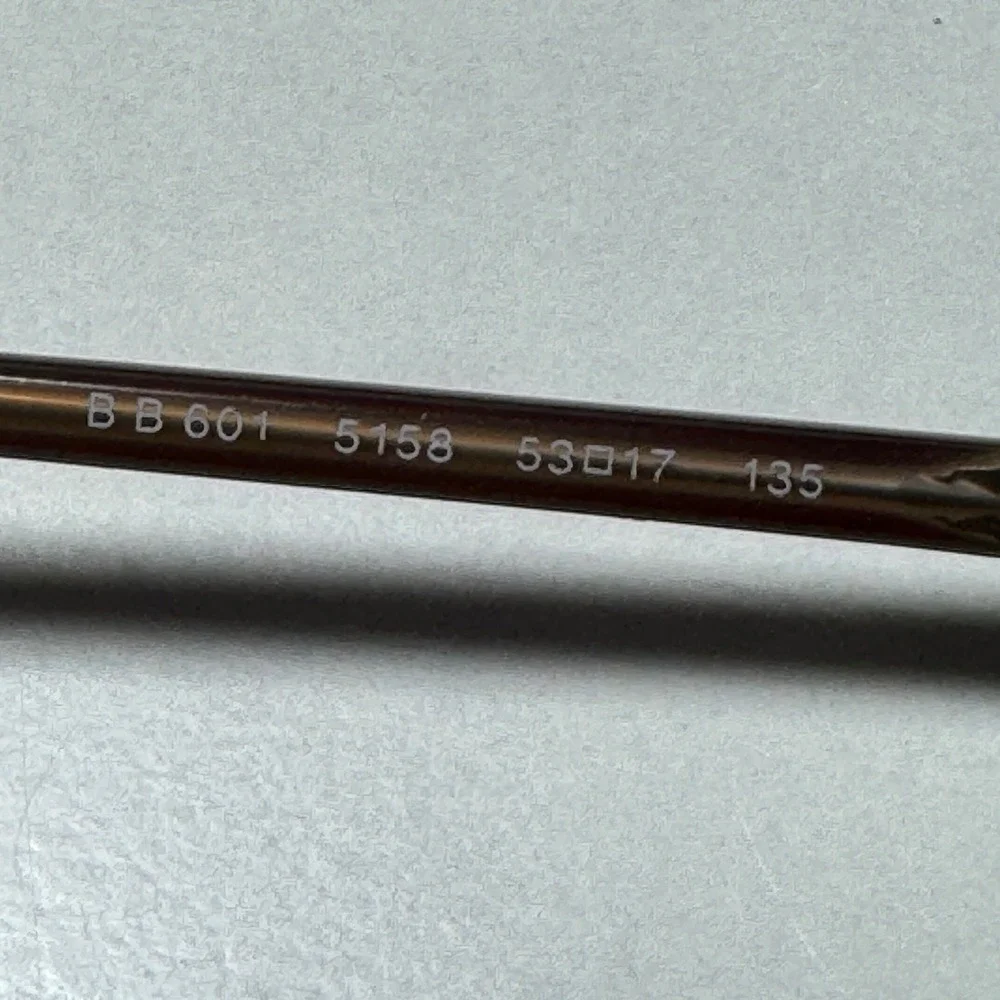 Brooks Brothers BB 601 5158 Red Brown Rectangular Eyeglass Frame Italy 53-17-135